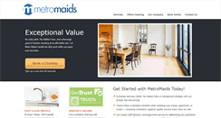 Desktop Screenshot of metromaids.com